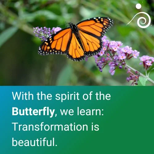 Spirit Animal Butterfly Quote